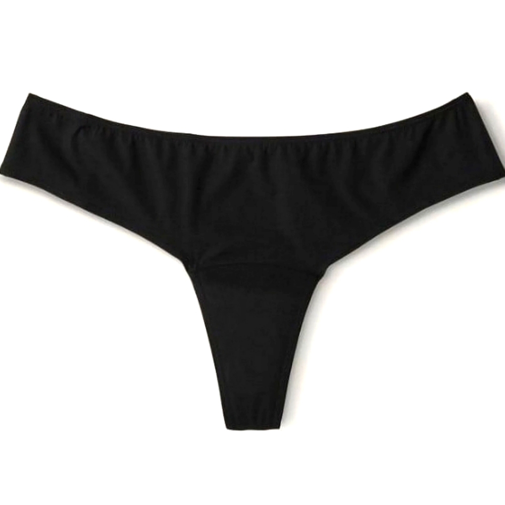 Victoria secret - classic black thong -period panties- NWT